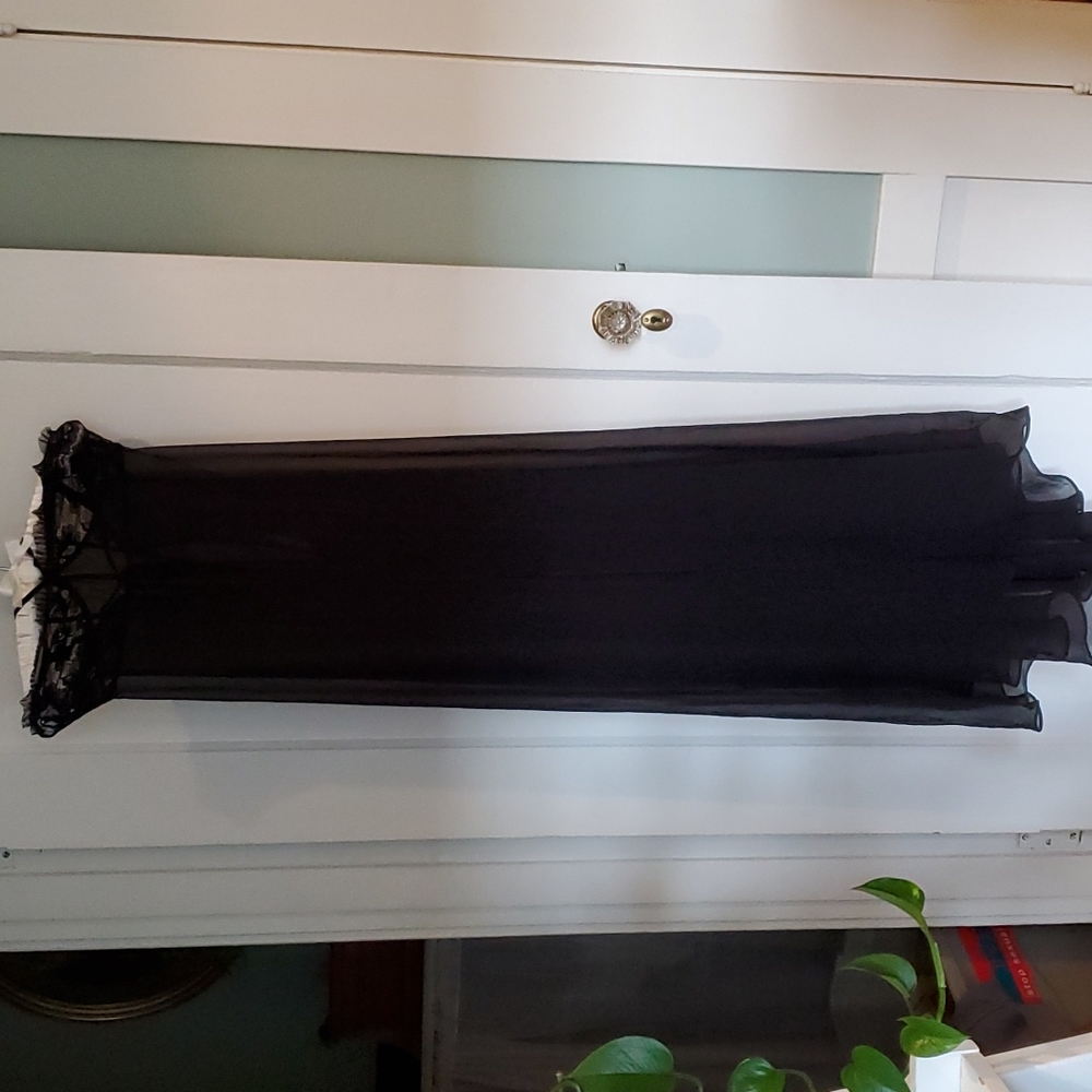Long sheer negligee